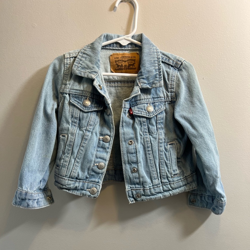 Levi's 1 1/2 - 2T Light Blue Denim Toddler Jacket